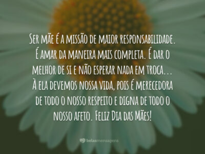 FELIZ DIA DAS MÃES